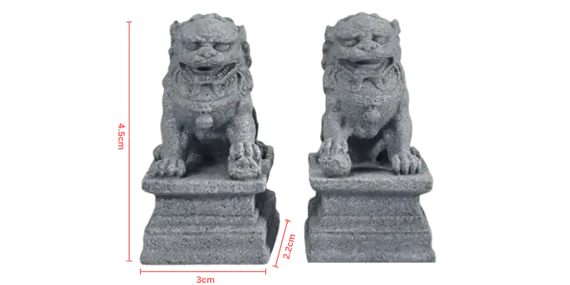 Biowave Prosperity Stone lions